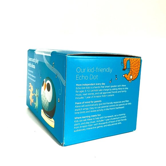 Amazon Kids Echo Dot (5th Gen 2022) Smart Speaker with Alexa - Owl - New in Box - Picture 6 of 9